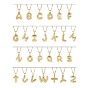 Bubble Initial Necklace
