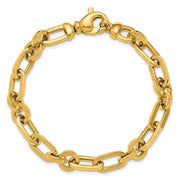 14kt Gold Rolo & Paperclip Link Bracelet