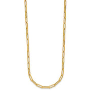 Herco 14K Polished 4mm Paperclip Link 18 inch Necklace