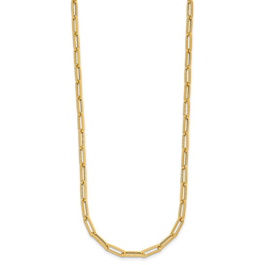 Herco 14K Polished 4mm Paperclip Link 18 inch Necklace