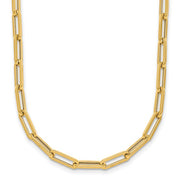 Herco 14K Polished 4mm Paperclip Link 18 inch Necklace