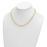 Herco 14K Polished 5.9mm Paperclip Link 18 inch Necklace