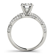 Twisted Pave Diamond Setting