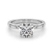 Burnish Set Diamond Solitaire