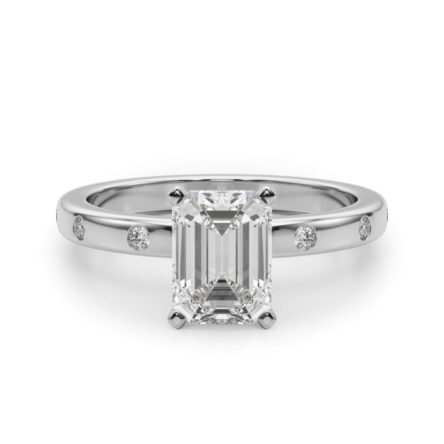 Burnish Set Diamond Solitaire