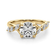 Marquise Accented Twisted Setting