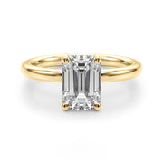 Emerald Cut Solitaire