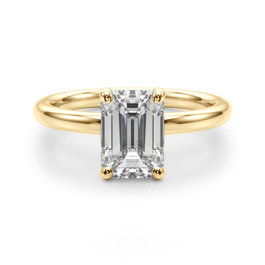 Emerald Cut Solitaire