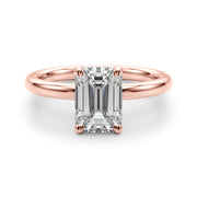 Emerald Cut Solitaire