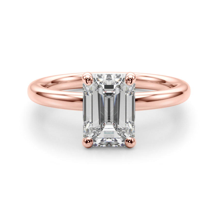 Emerald Cut Solitaire