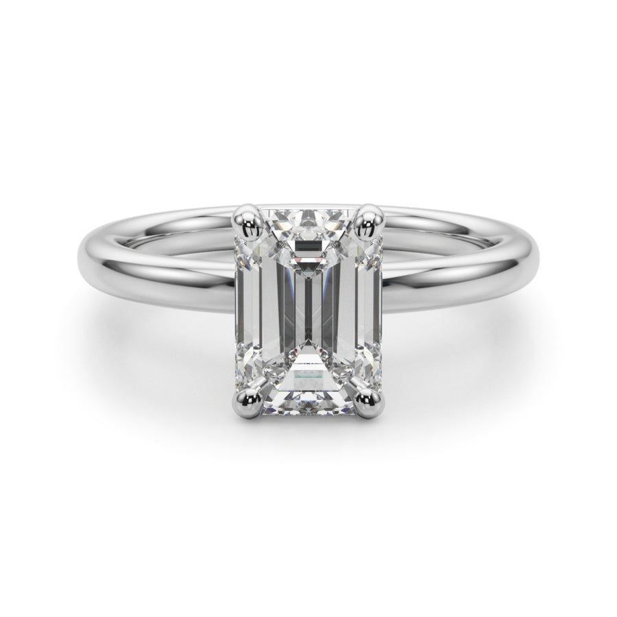 Emerald Cut Solitaire