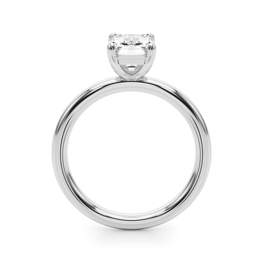 Emerald Cut Solitaire