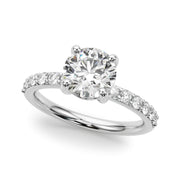 Round Prong Set Diamond Setting