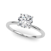 Classic 4-Prong Round Solitaire Setting