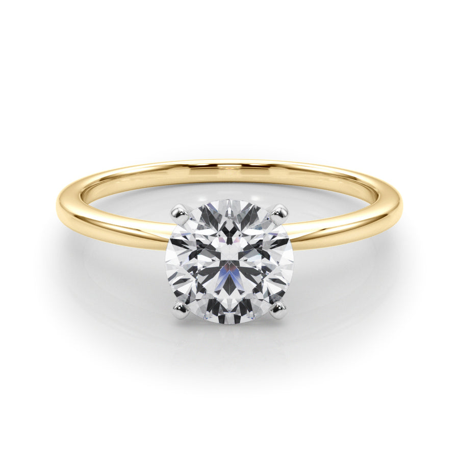 Classic 4-Prong Round Solitaire Setting