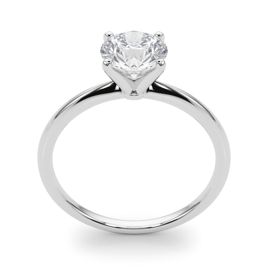 Classic 4-Prong Round Solitaire Setting