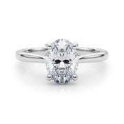 Low Set Oval Solitaire