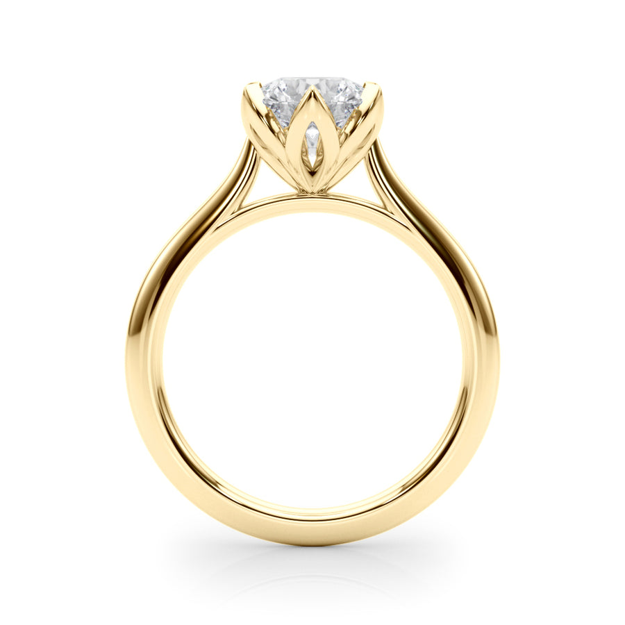 Tulip 6-prong Round Solitaire