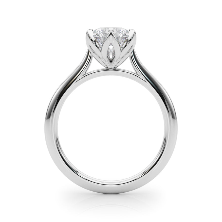 Tulip 6-prong Round Solitaire