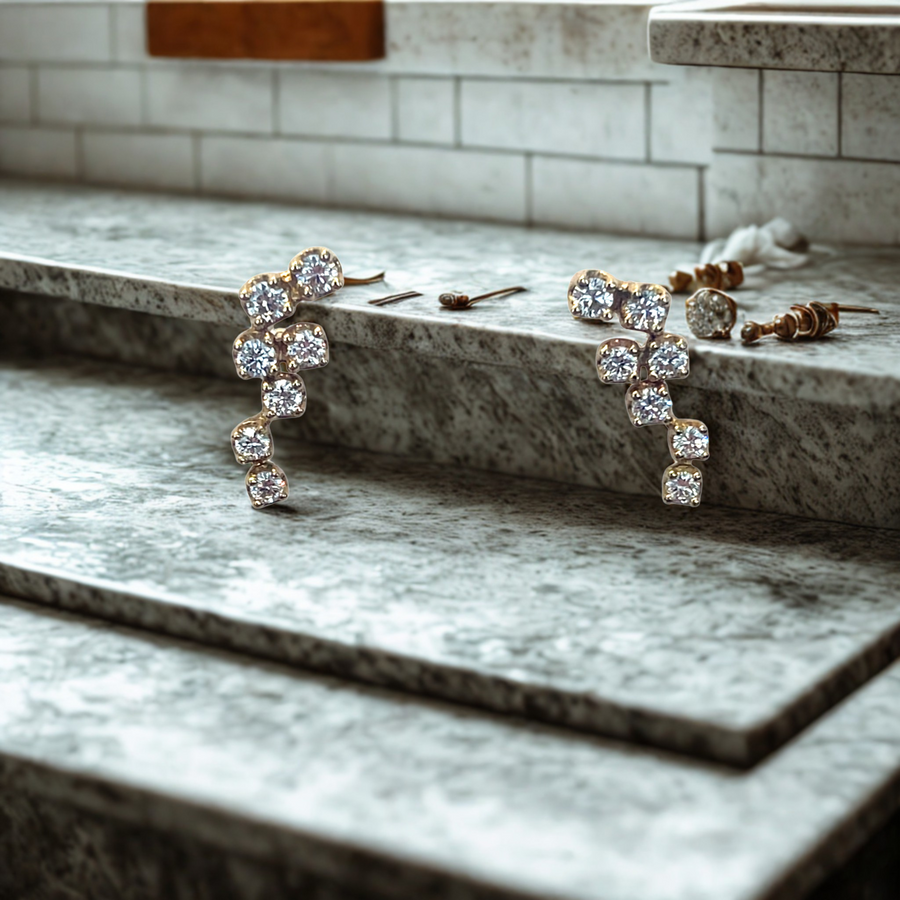 Constellation Lab Diamond Ear Climbers