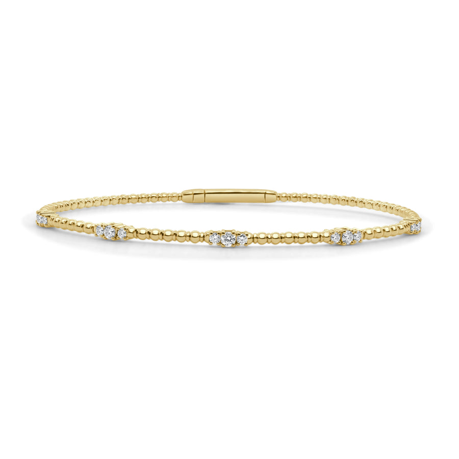 CB452 Flexible Diamond Bangle