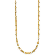 18 Inch 14kt Yellow Gold 3.3mm Paperclip & Round Loops Chain