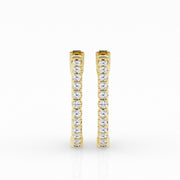 2.50 carat total Lab Grown Diamond Hoops