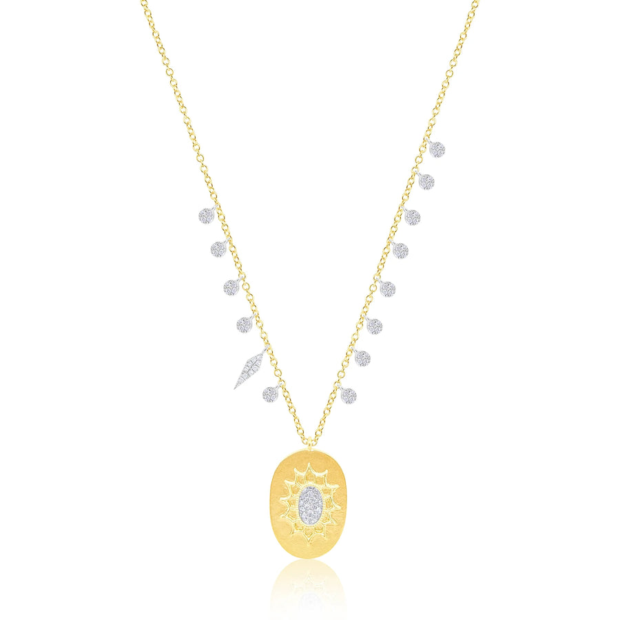 Medallion Yellow Gold Necklace