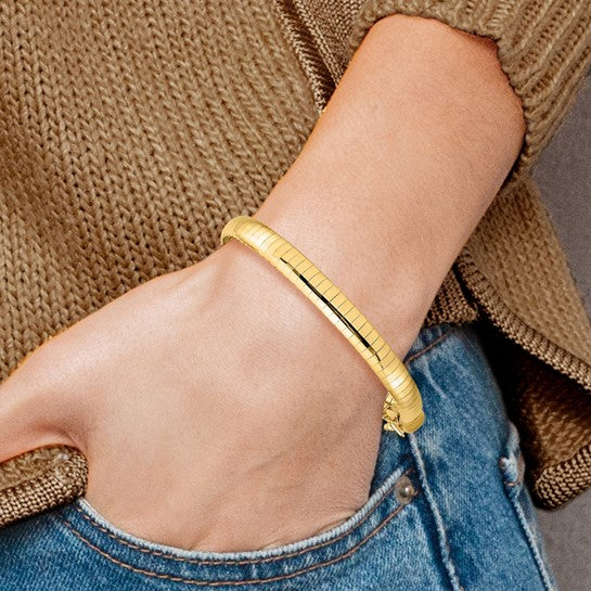 6mm Omega 14kt Yellow Gold Bracelet