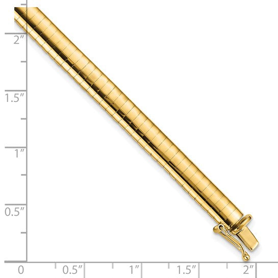 6mm Omega 14kt Yellow Gold Bracelet