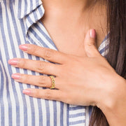 5mm 14kt Yellow Gold Curb Ring
