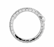 14kt white gold flex ring .63 carat
