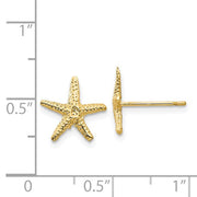 14kt Yellow Gold Starfish Earrings