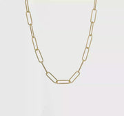 Herco 14K Polished 5.9mm Paperclip Link 18 inch Necklace