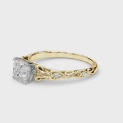 Vintage Style Diamond Setting