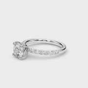 Round Prong Set Diamond Setting