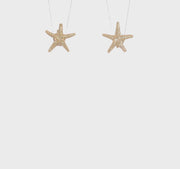 14kt Yellow Gold Starfish Earrings