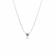 14kt Gold Drilled Diamond Necklace 0.30 carat