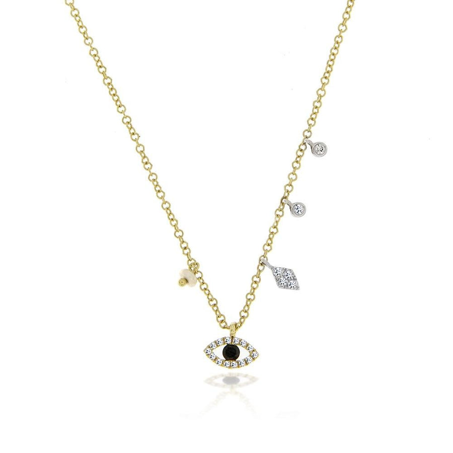 1N9674 Evil Eye Charm Necklace