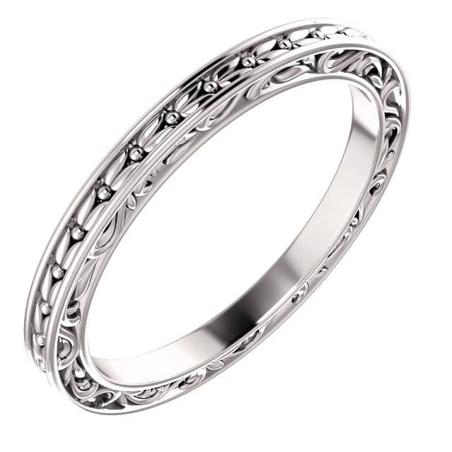 51881 Leaf Sculptured Band