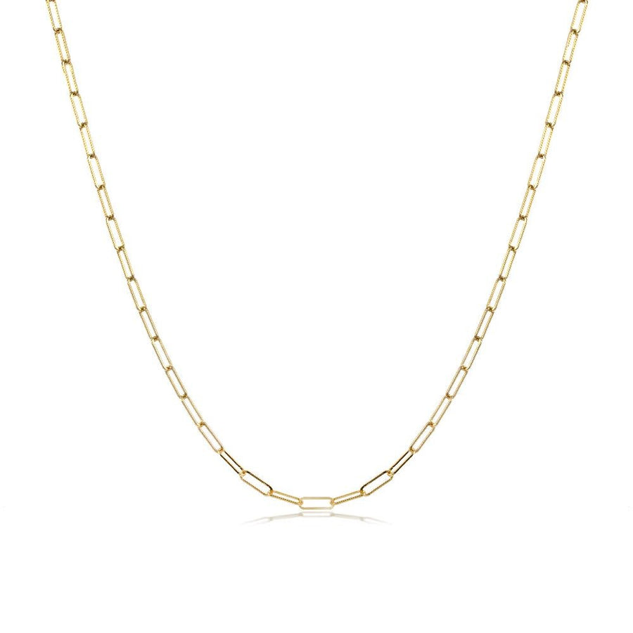 Chunky 5mm Gold Chain Layering Necklace