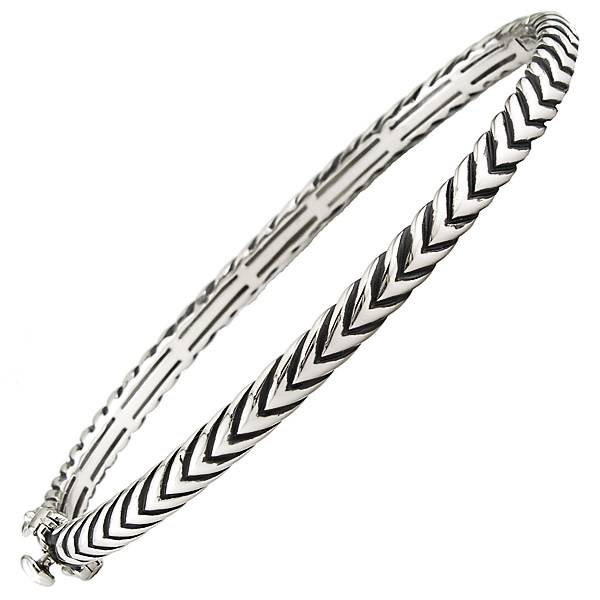 ACB201 silver cable bracelet