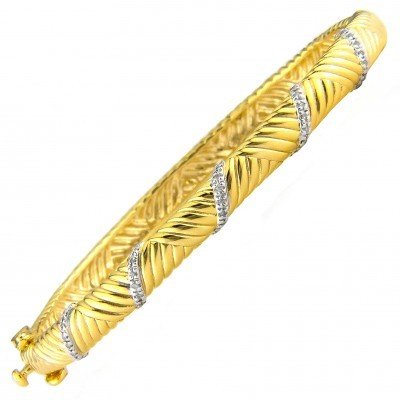 Lau Diamond Bangle - B1086SLY