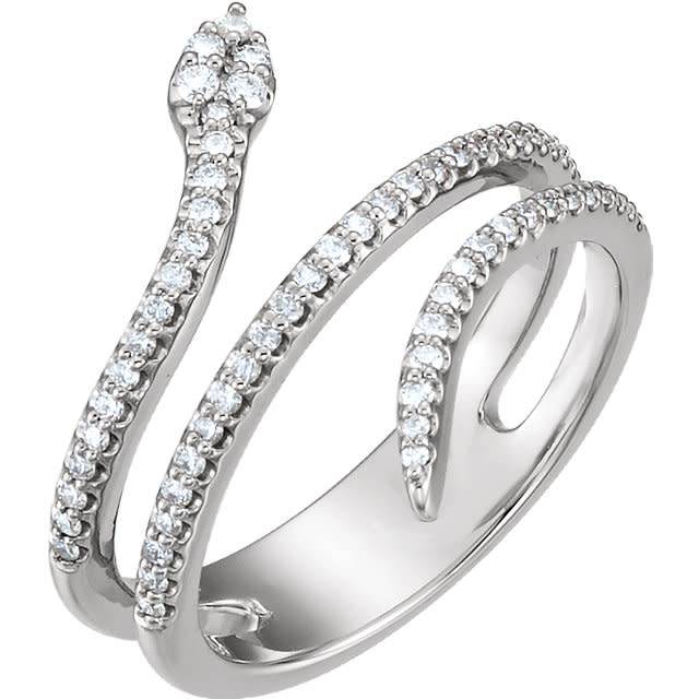 Diamond Snake Ring