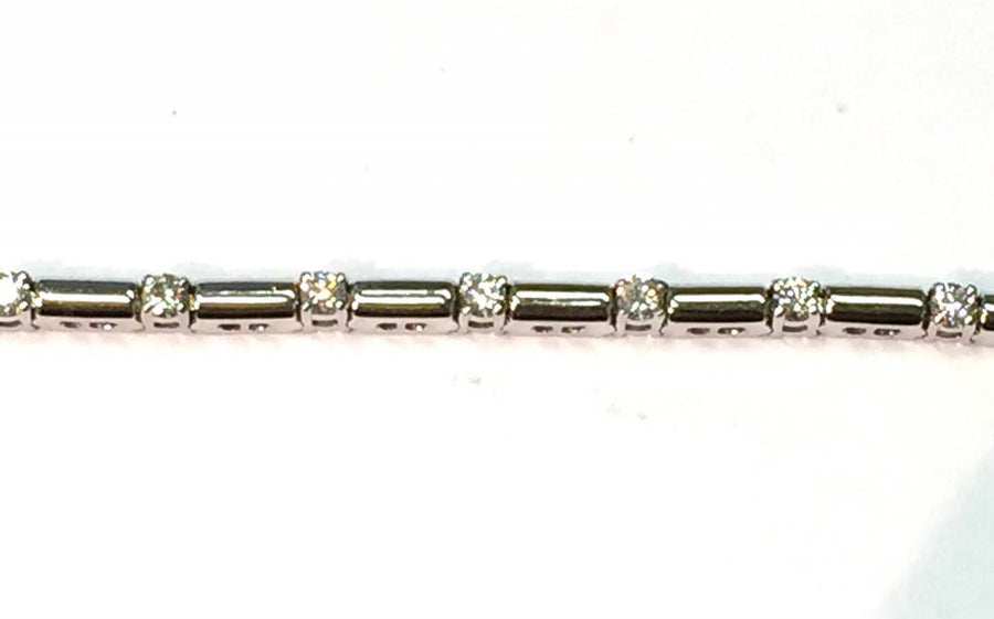 14kt White Gold and Diamond Tennis Bracelet