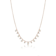 14kt Rose Gold Opal Layering Necklace