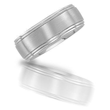 N01960 brushed wedding band