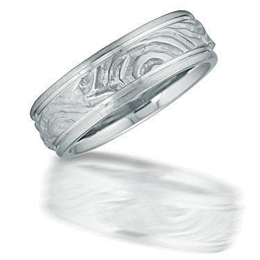 N03077 carved design men's wedding ring