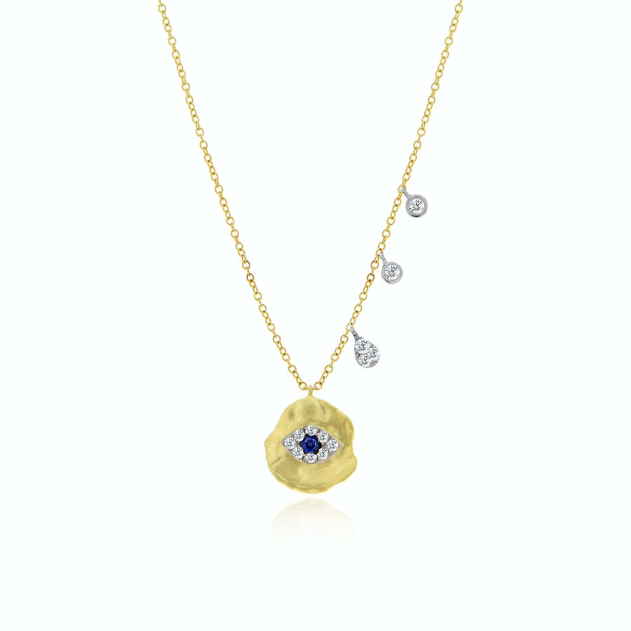 Evil Eye Coin Necklace