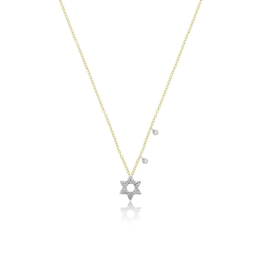 n11327 dainty jewish star necklace